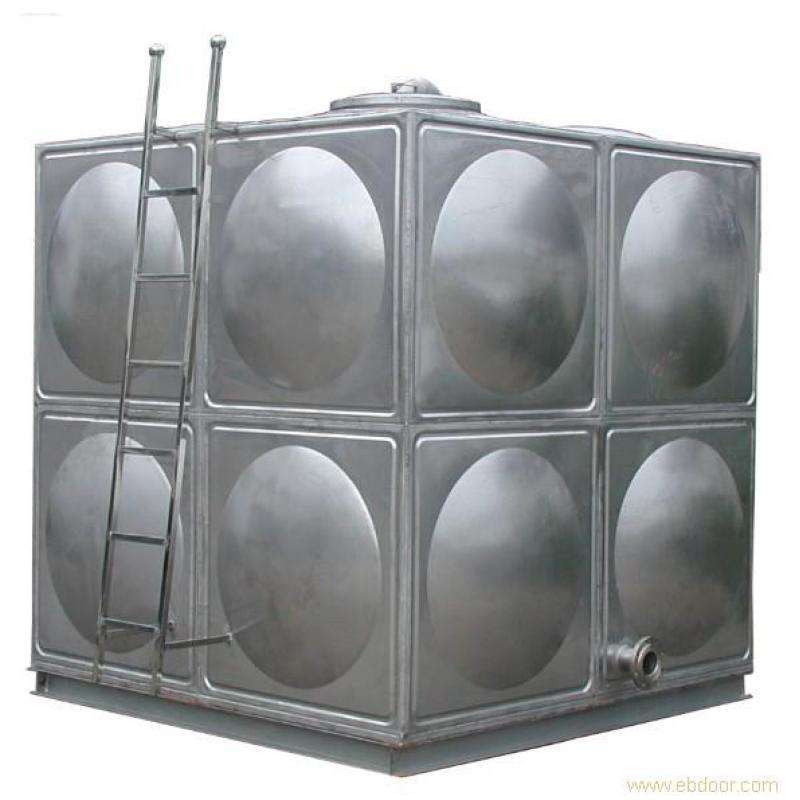 Galvanized Pressed Steel Sectional Water Tanks Easy Installation